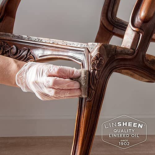 LinSheen Boiled Linseed Oil Fast Drying Flaxseed Wood Treatment to