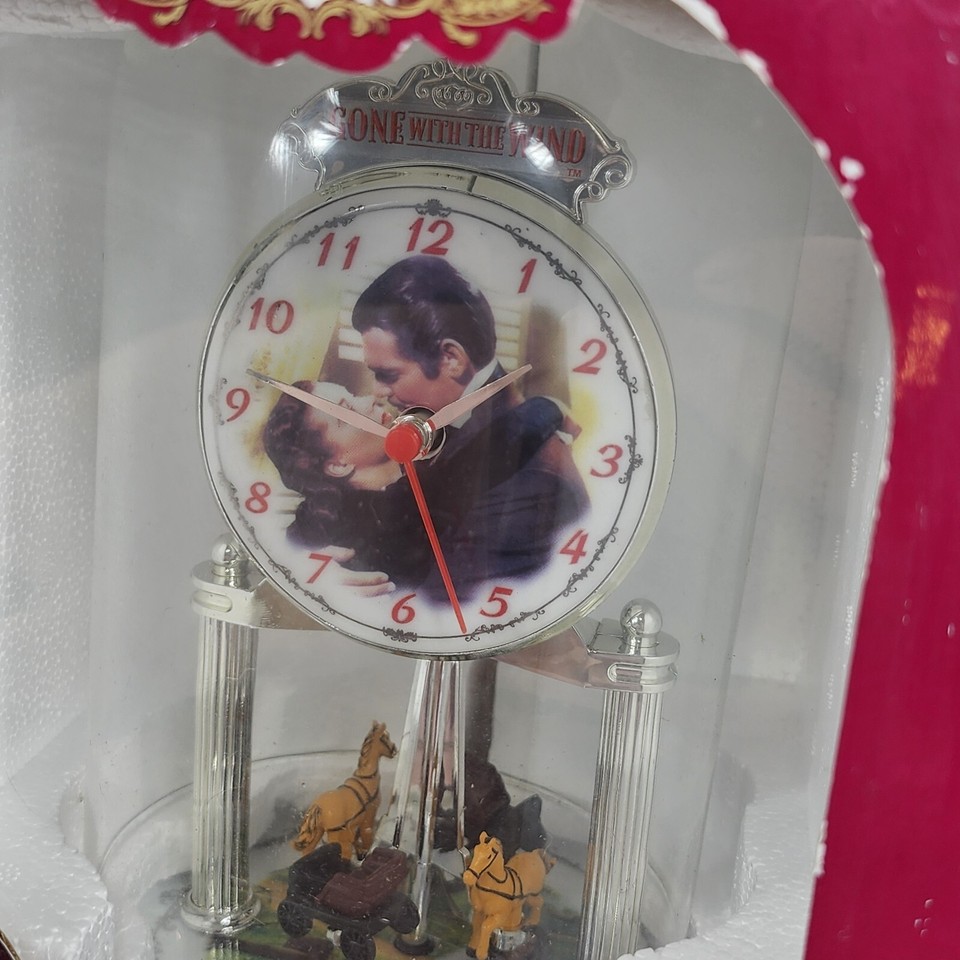 Gone With The Wind Anniversary Clock New in Box eBay