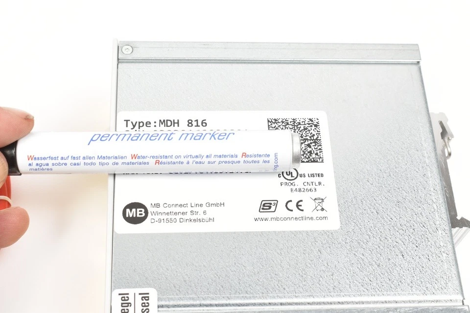 MB Connect Line MDH 816 - Industrie VPN Router - IoT Gateway - 4-Port - unbenutz - Image 3 of 4