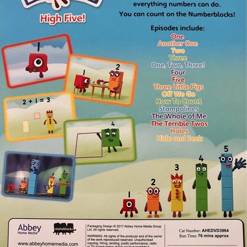 NumberBlocks DVD 1 High Five（＋おまけ） NumberBlocks DVD 1 High Five（＋おまけ） - メルカリ