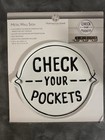Huntington House-"Check Your Pockets"-Laundry Room Sign-Metal Distressed-KK — photo 1