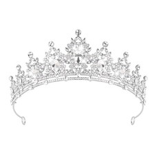Tiara for Women, Crown and Tiara for Girl Princess, Bride Wedding Happy Birth...