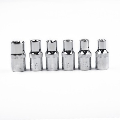6pcs 0.6cm Ratsche Konverter Buchsen Adapter Reduzierer Bit E Steckdose Set