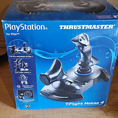 Thrustmaster T.Flight Hotas 4 Flight Stick PS4/PC USB Wired Detachable Throttle