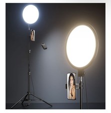Adjustable 10.5" Ring Light with 69" Tripod Stand and Phone Holder Kit.