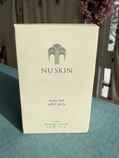 Nu Skin Nuskin Body Bar Refill Pack Soap Free 4 oz 115 g (5 Bars) Box Sealed