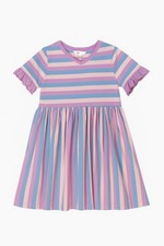 Matilda Jane Girls Just Imagine Emery Multi-Striped Dress 8