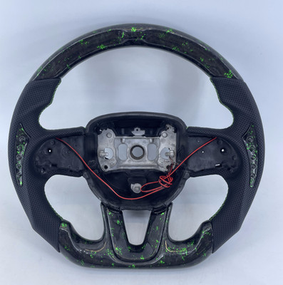 For Dodge Challenger 2015+ Hellcat Charger real carbon fiber steering wheel