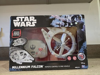 Star Wars Millennium Falcon RC Fliegende Drohne Thinkway Spielzeug Fernbedienung Neu in OVP