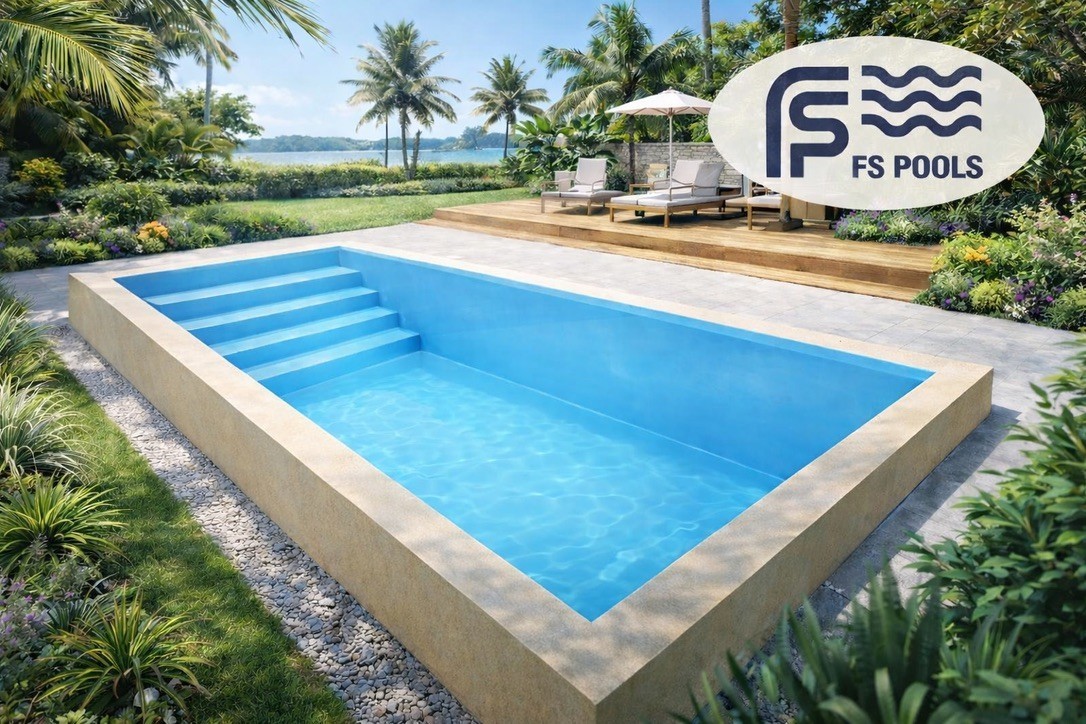GAKKIN×BUDS POOL Fiberglass Pool FS Line 600 (9.8x19.7x4.7 deep) | eBay