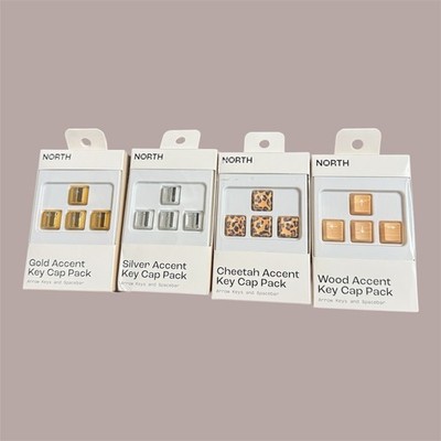 North Accent Mechanical Keyboard Arrow & Space Key Caps 4 Sets  NEW SEALED