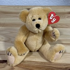 Ty Attic Treasure 1992 1st Gen Reggie Jointed Teddy Bear MISSING RIBBON