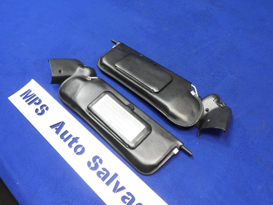 Пара оригинальных черных солнцезащитных козырьков для кабриолета 93 1993 Ford Mustang M04 - Изображение 3 из 4