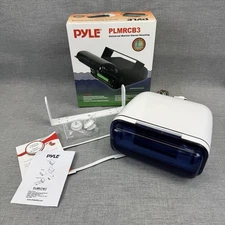 Pyle Universal Marine Stereo Housing w/Full Chassis Wired Casing (White) PLMRCB3
