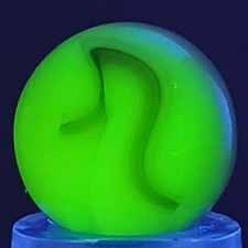 Jabo Peewee Marble .48 Inches UV Reactive Near-Mint Condition Combined Shipping