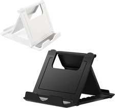 2 Pack Cell Phone Holder Mount Stand Desk Table Dock Foldable For iPhone Samsung
