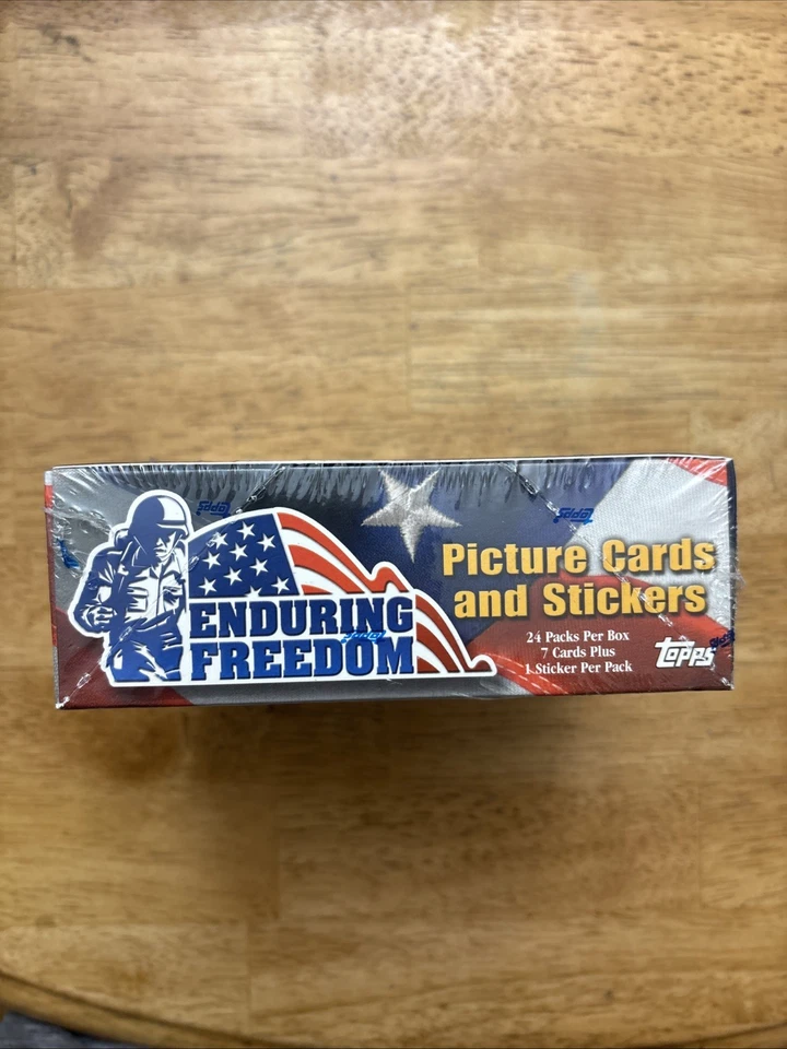 2001 Topps Enduring Freedom Trading Cards Box 24 Packs Factory Sealed - Image 3 of 4