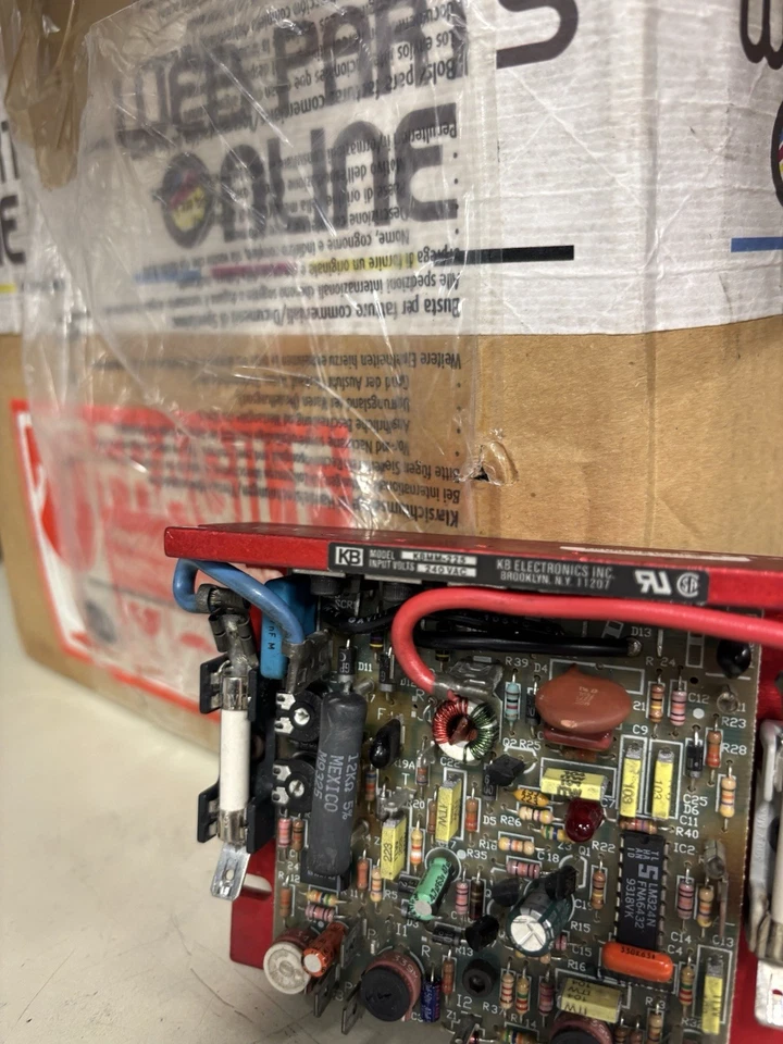 NEW NO BOX KB VARIABLE SPEED DC MOTOR CONTROL KBMM-225  3/4HP 115 VAC - Image 2 of 2