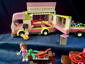 LEGO Friends: Adventure Camper (3184) 100% Complete w/ manuals & minifigs no box