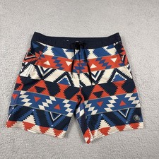 Roark Board Shorts Mens 34 Boatman Aztec Southwest Native Cordura Swim Trunks