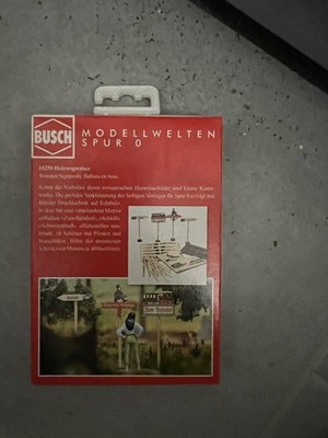 Busch Spur 0 10250 Holzwegweiser NEU OVP