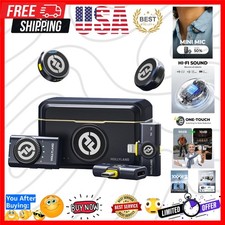 Lark M2 Wireless Microphone for iPhone/Camera/Android/PC, 48kHz/24-bit High F...