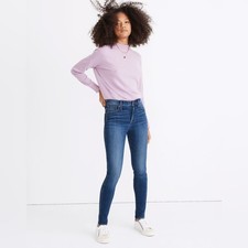 Madewell 10" High-Rise Skinny Jeans in Bradshaw Wash