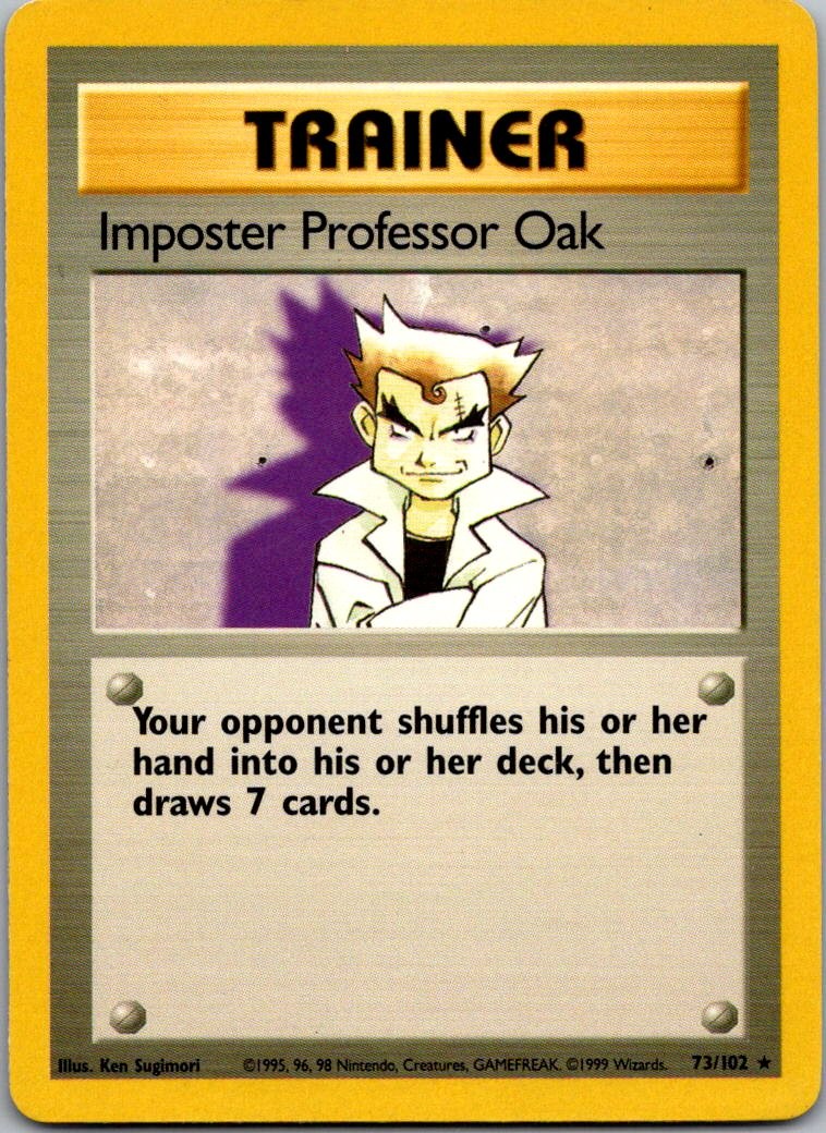 Imposter Professor Oak Rare Base Set 073/102 LP