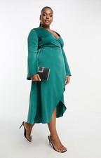 Asos Maxi Dress UK24 in Green RRP £50