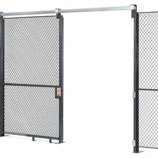 Global Industrial Wire Mesh Sliding Gate 8x5