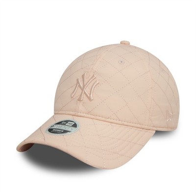 New York Yankees Damen wattierte pastellrosa 9ZWANZIG verstellbare Kappe