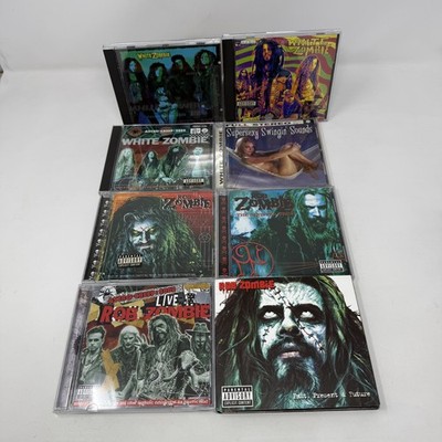 White Zombie & Rob Zombie CD Lot - 8 Albums - Make Them Die Slowly, Astro-Creep
