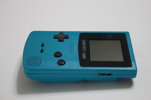Sistema portátil Nintendo Game Boy color - azul verdoso de Japón CGB-001 muy bueno - Imagen 7 de 16