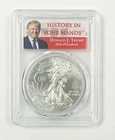 2017 Fine .999 1oz American Silver Eagle Trump Bullion FS Coin Certified MS70