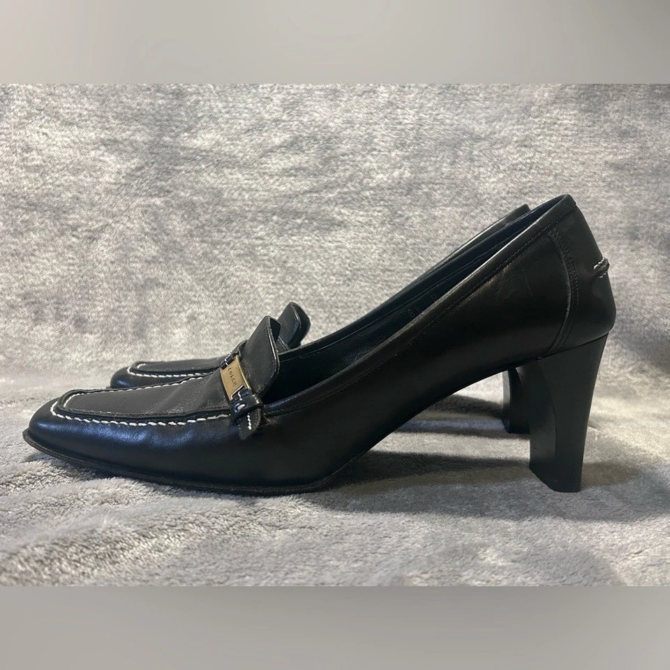 Mocasines Coach Malina de cuero con tacón Foto 3 de 4