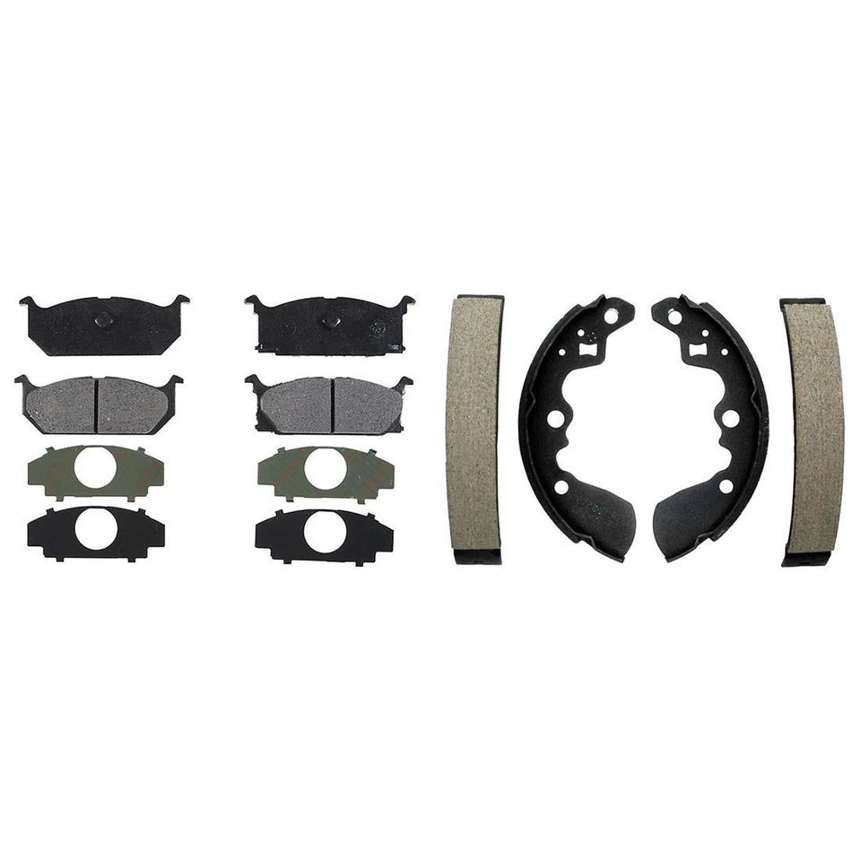 Pastillas de freno delanteras metálicas y zapatas traseras Element3 para Pontiac Firefly 1989-1991 Foto 4 de 4