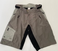 Fox Cycling Mountain Bike Shorts MTB Padded Gray Men's S