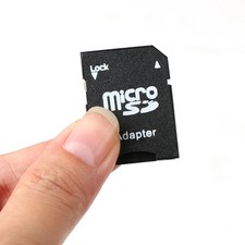 10 Stück Speicher Karten Adapter Micro SD zu SD Konverter schwarz großhandel
