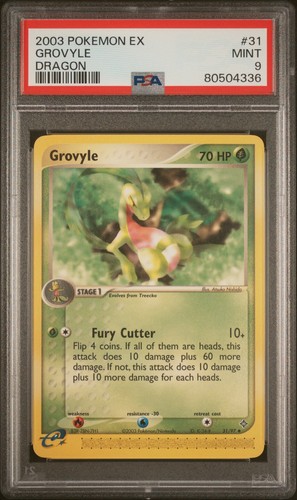 Grovyle graded PSA 9 for sale on eBay