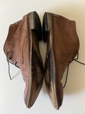 Vero Cuoio Mens 44(11) Suede Brown Lace Up Made in Italy 