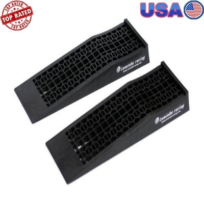 Racing Super Slopes 2 Pack Race Car Truck Vehicle Ramps Lift Floor Jacks