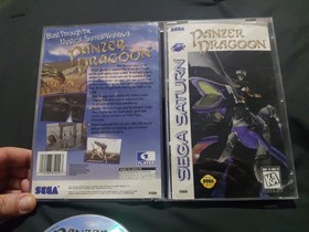 Panzer Dragoon (Sega Saturn, 1995) CIB Complete in Box with Manual NR MINT!