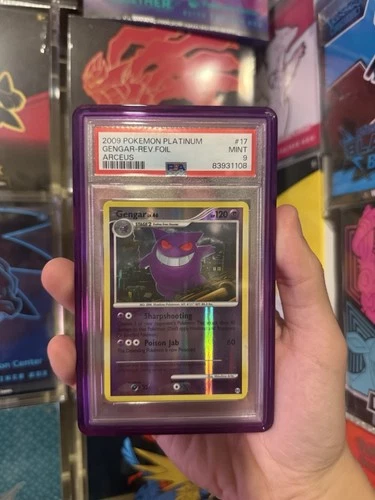2009 POKEMON PLATINUM ARCEUS #17 GENGAR-REVERSE FOIL PSA 9