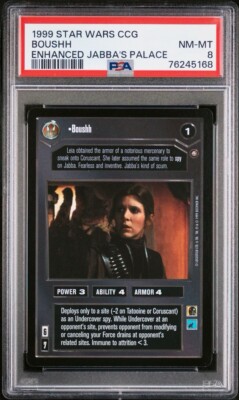 Boushh Princess Leia Enhanced Jabba's Palace Star Wars CCG (SWCCG