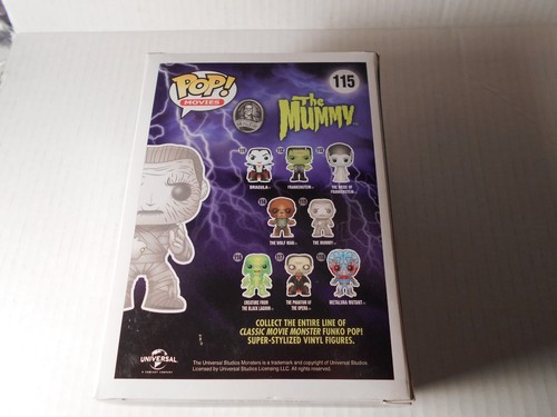 Figura Vinilo Coleccionable Funko Pop La Momia 115 Monstruos Universales Nueva - Imagen 5 de 12