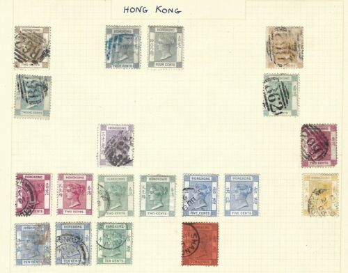 HONG KONG - Early Victoria Collection mix of Mint and Used, High Catalogue