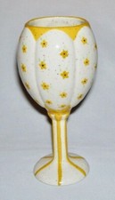 MOUNTAIN ARTS & CRAFTS ~ Uncommon Ceramic Handpainted WINE GLASS (8 Oz.)