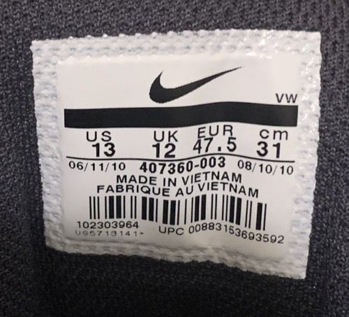 Nike 6.0 Zoom Air Mogan Mid 2 Men’s Sneaker US Shoe Size 13 407360-003. Blk/Teal - Picture 8 of 8