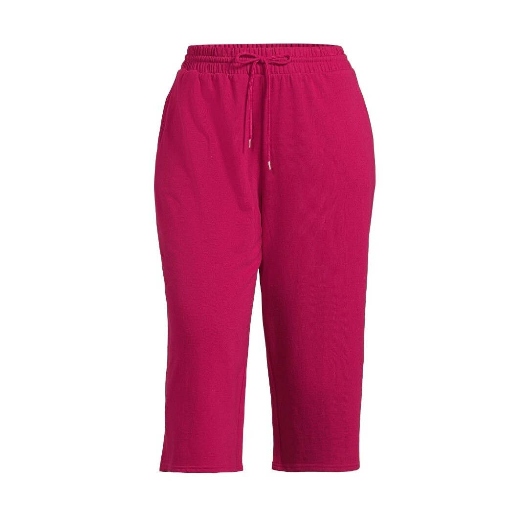 Terra Sky Plus Size Knit Pants Terra Sky Plus Pull-On Knit Capri