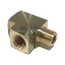 BRASS STREET TEE 1/8" NPT FUEL/AIR/WATER/OIL/GAS WOG
